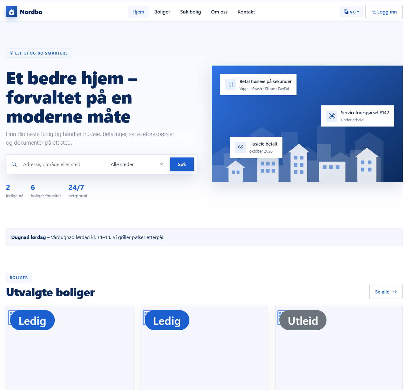 BBL / Sameie / Bolig Utleie